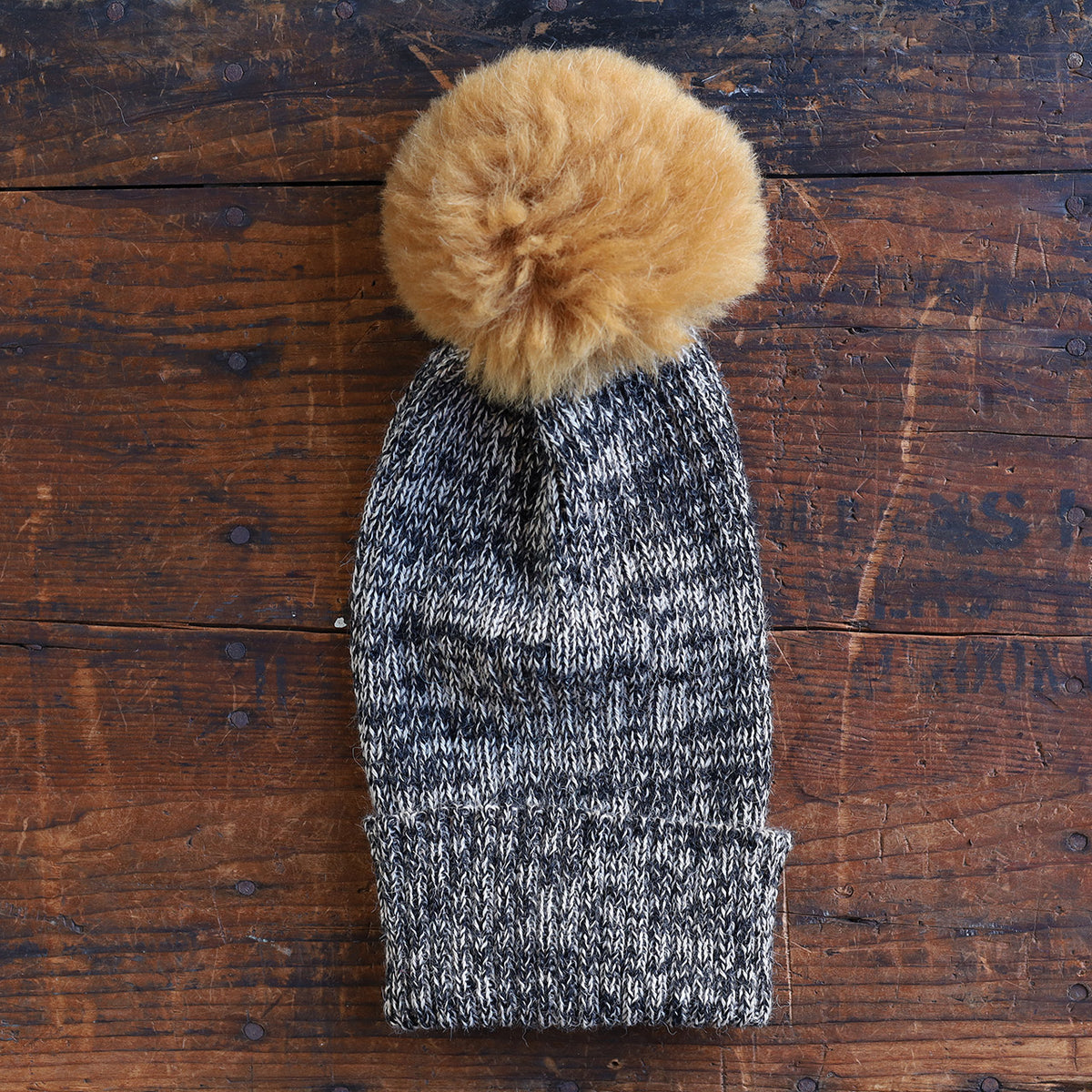 Pom-Pom Beanie - Baby Alpaca (Child-Adult)