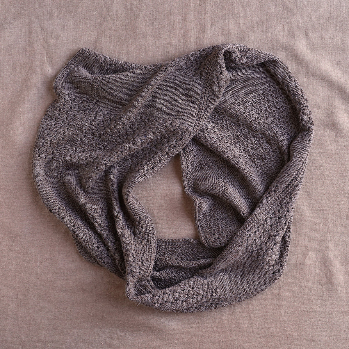 No End Drop Stitch Scarf - 100% Baby Alpaca (Adults)