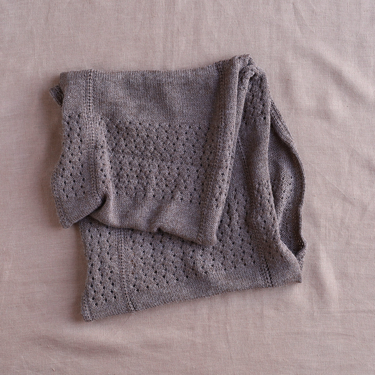 No End Drop Stitch Scarf - 100% Baby Alpaca (Adults)