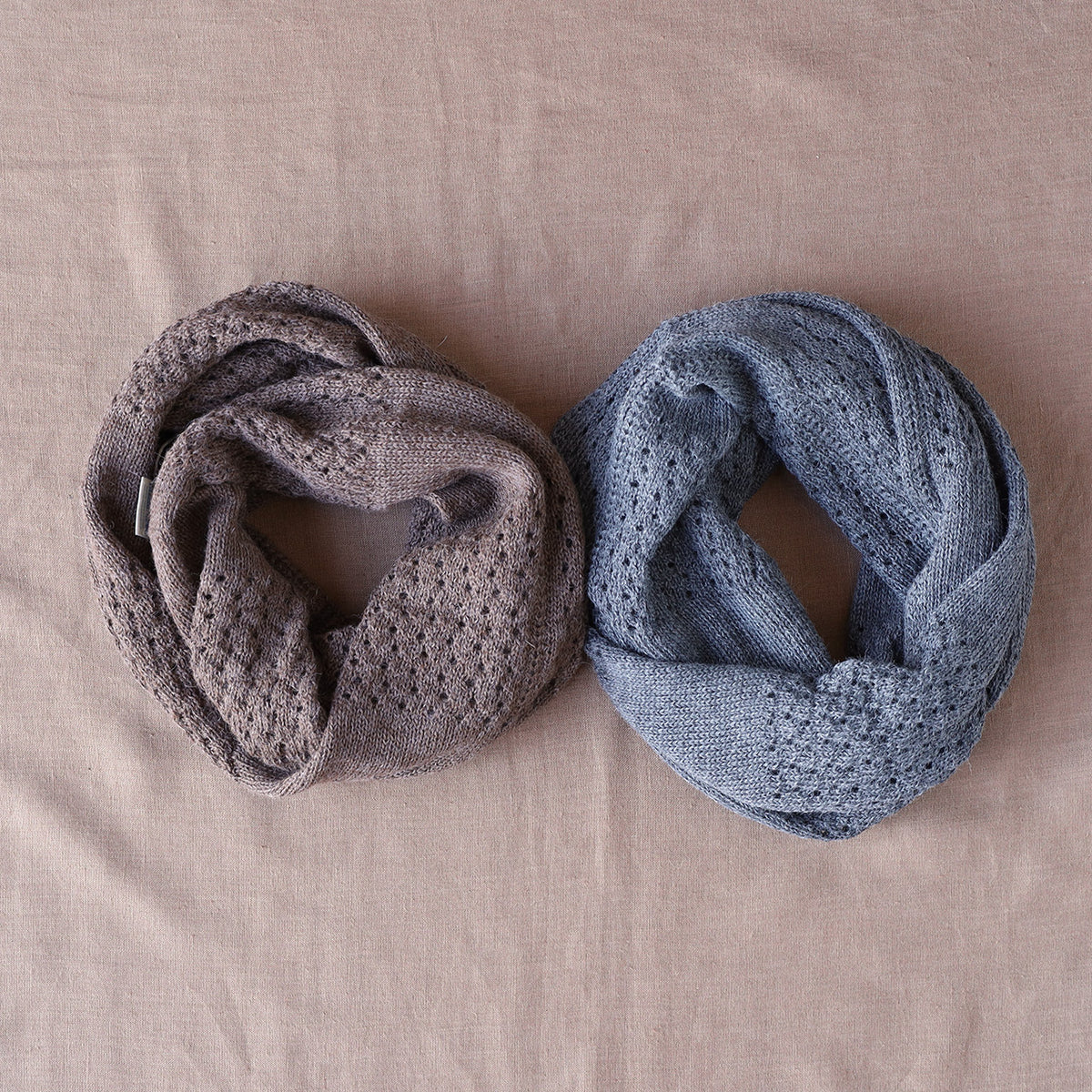 No End Drop Stitch Scarf - 100% Baby Alpaca (Adults)