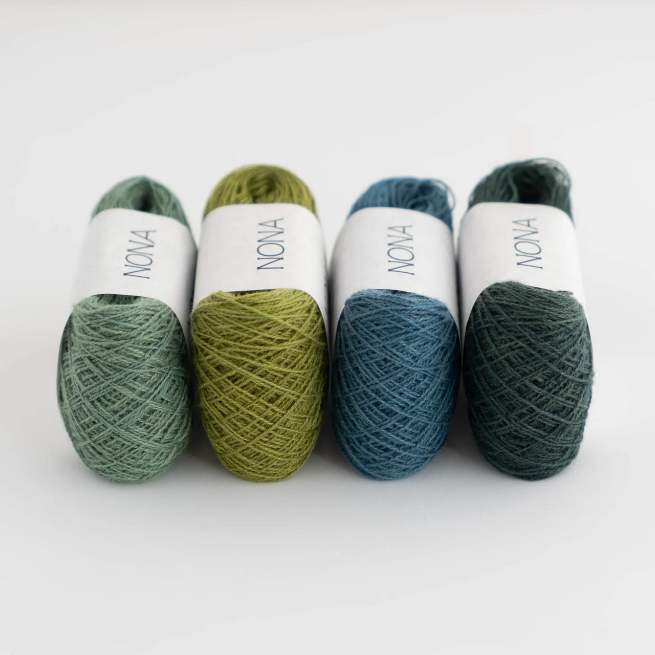 Plant Dyed Embroidery/Mending FINE Thread - 100% Cotton - Garden Collection (Set of 4)