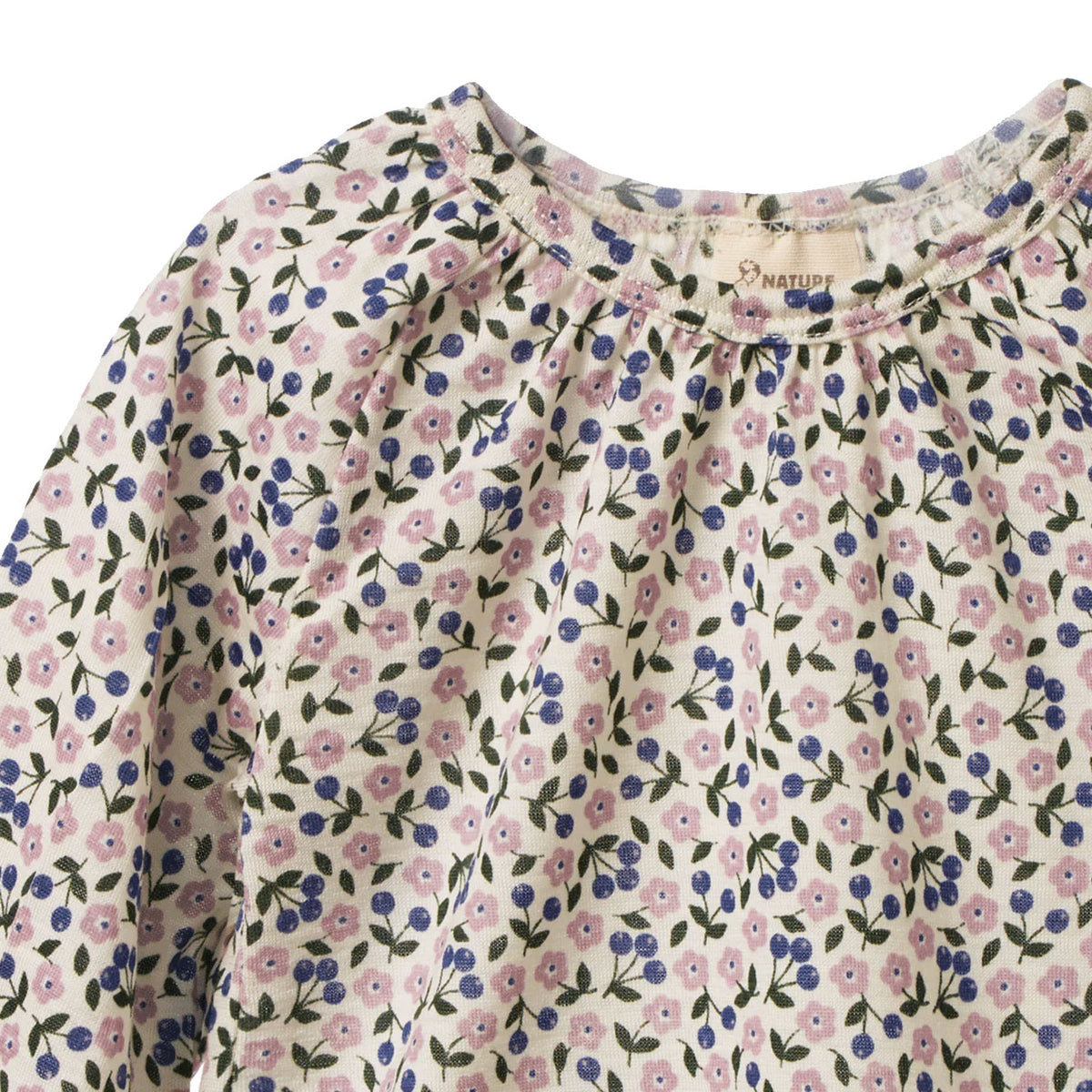 Childs Longsleeve Gretal Top - 100% Merino - Briarwood Lilac (6m-6y)