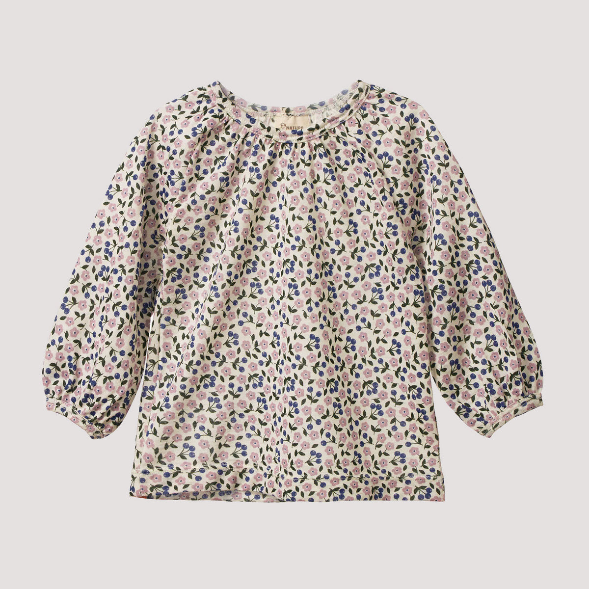 Childs Longsleeve Gretal Top - 100% Merino - Briarwood Lilac (6m-6y)