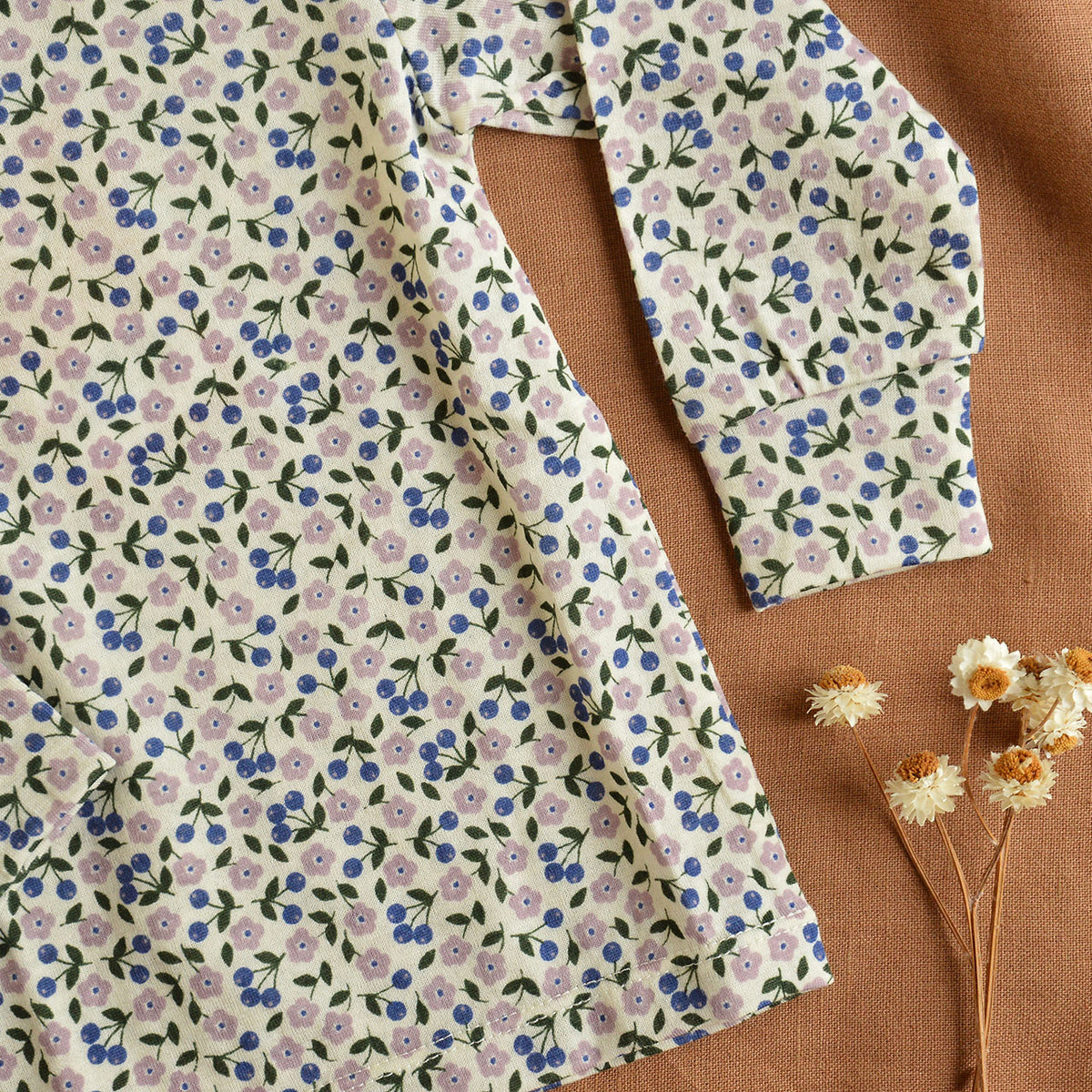 Child’s PJ Set - 100% Organic Merino - Briarwood Lilac (1-5y)
