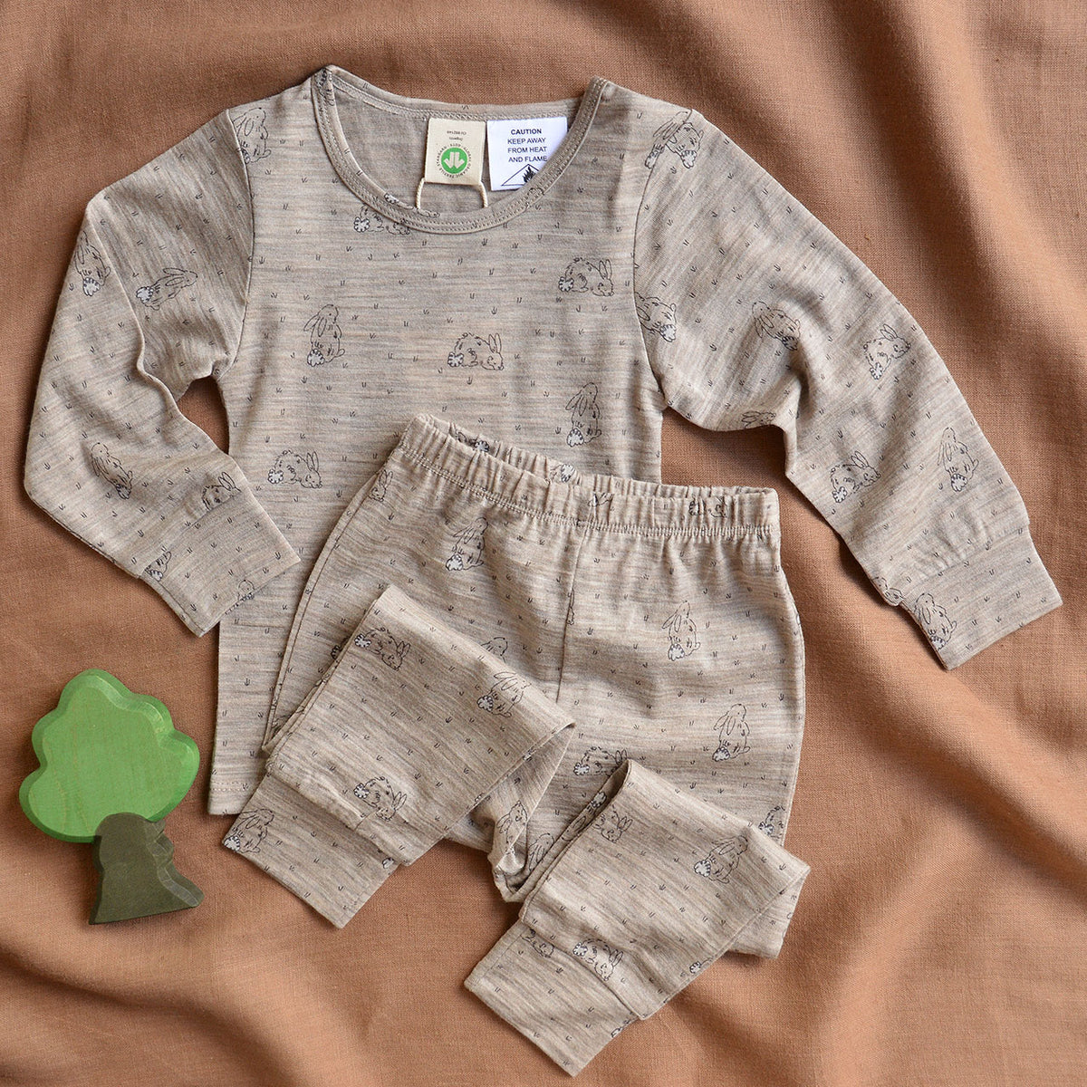 Child’s PJ Set - 100% Organic Merino - Bramble Burrow (1-5y)