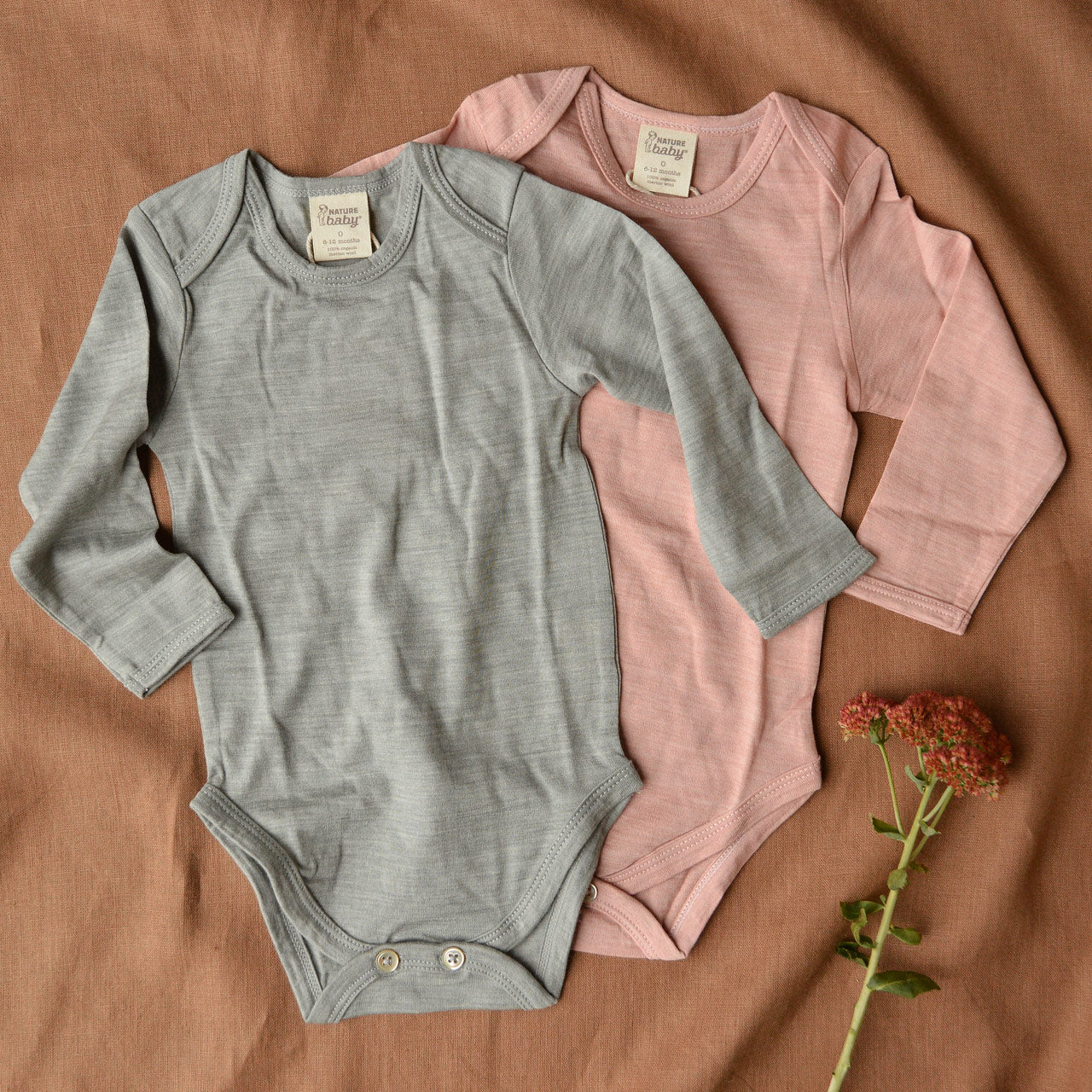 Baby Body Longsleeve 100% Organic Merino (0-2y)