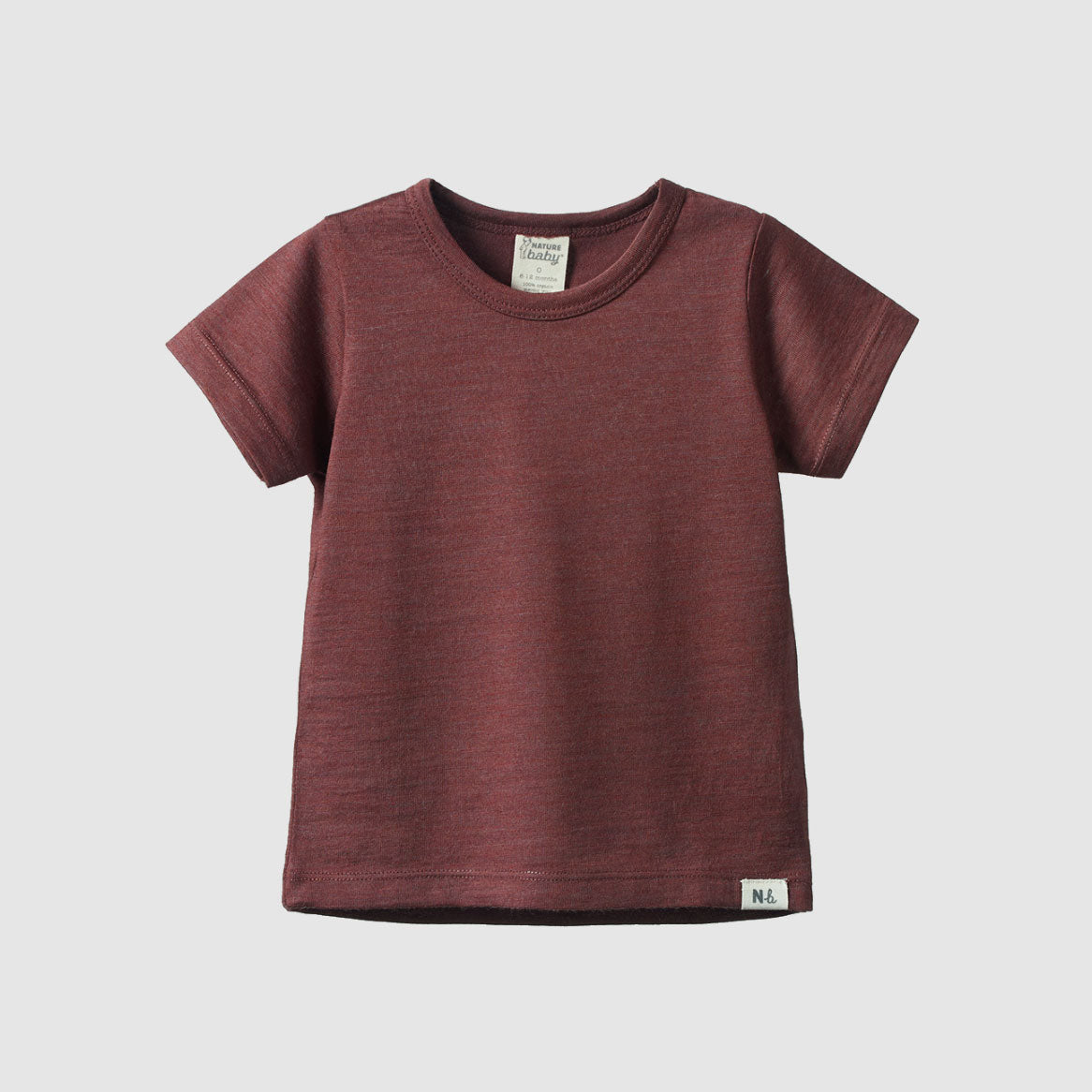 Child’s Short Sleeve T-Shirt - 100% Organic Merino (1-6y)