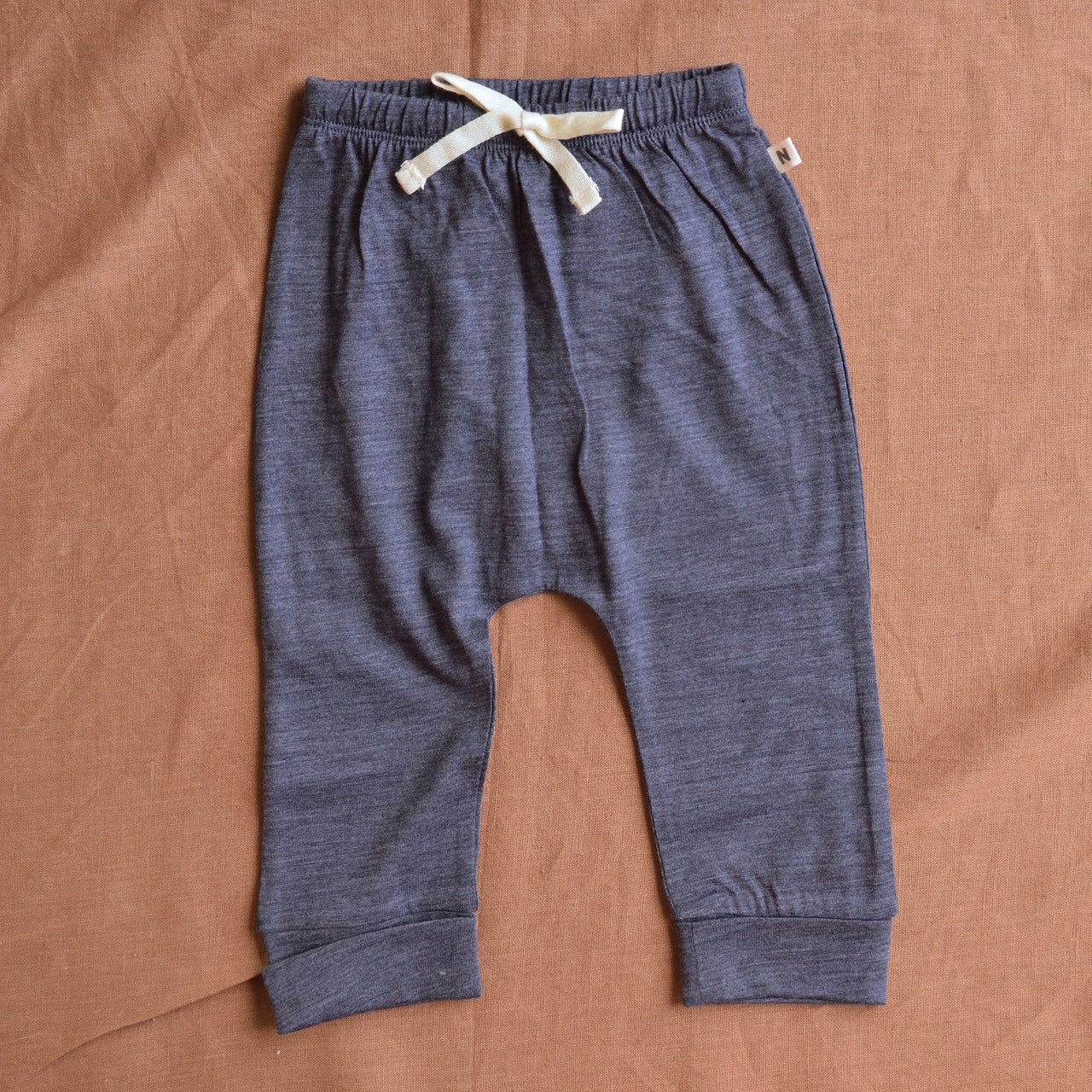 Baby Drawstring Pants - 100% Organic Merino (0-3y)