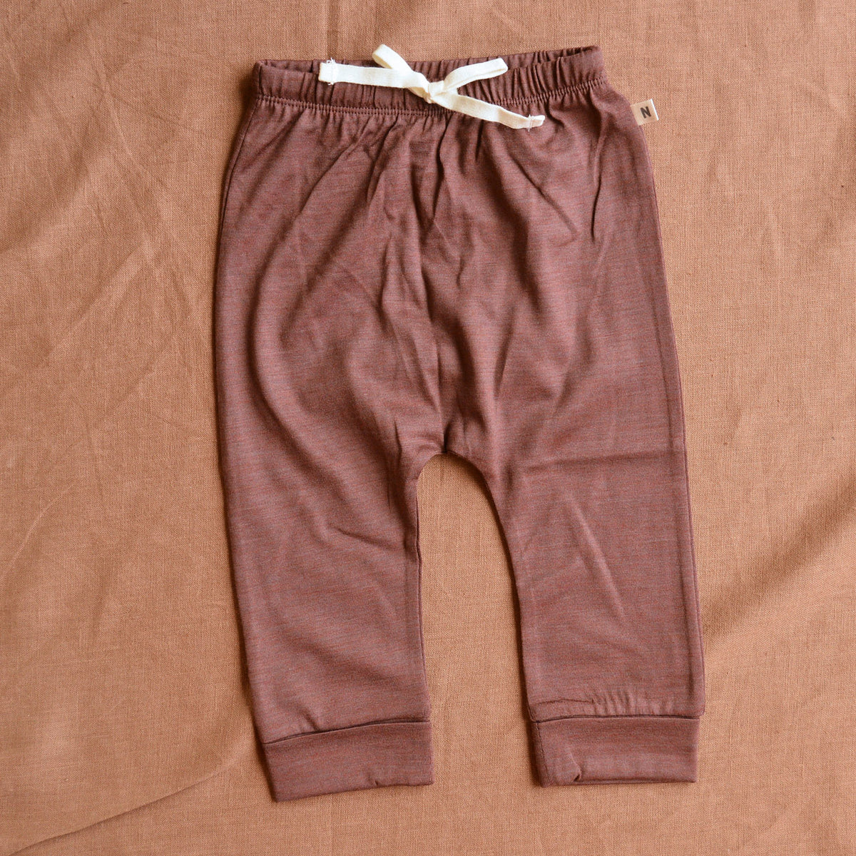 Baby Drawstring Pants - 100% Organic Merino (0-3y)