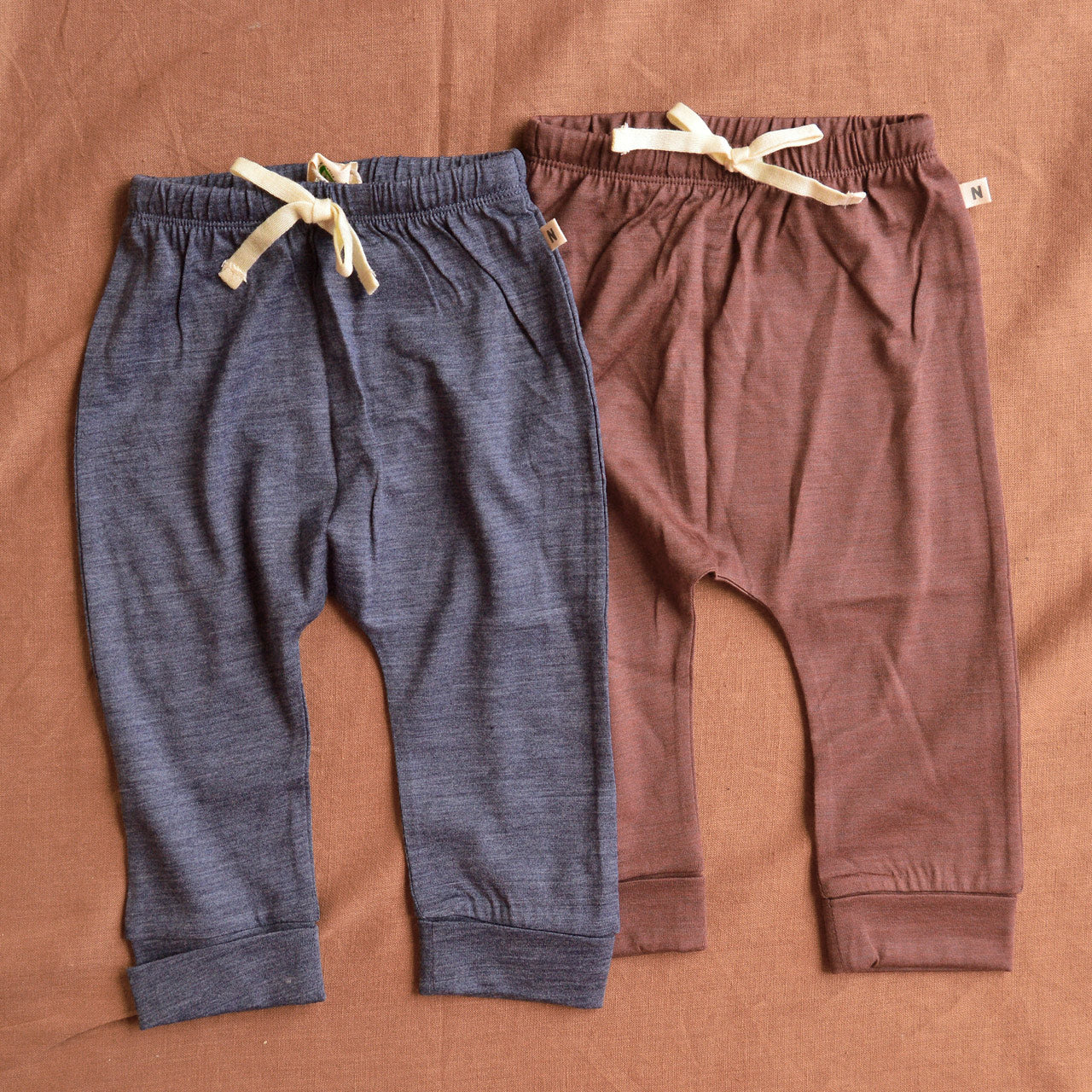 Baby Drawstring Pants - 100% Organic Merino (0-3y)