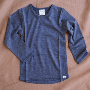 Essential Longsleeve Top - 100% Organic Merino (6m-6y)