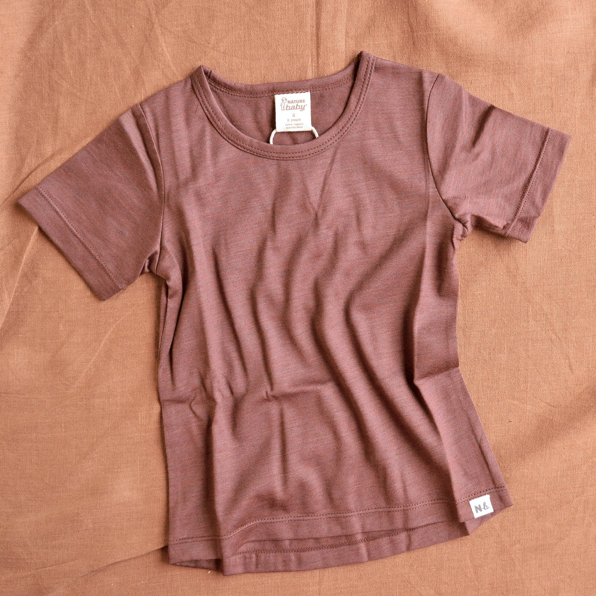 Child’s Short Sleeve T-Shirt - 100% Organic Merino (1-6y)