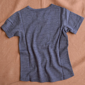 Essential Short Sleeve River Tee - 100% Organic Merino (1-6y)