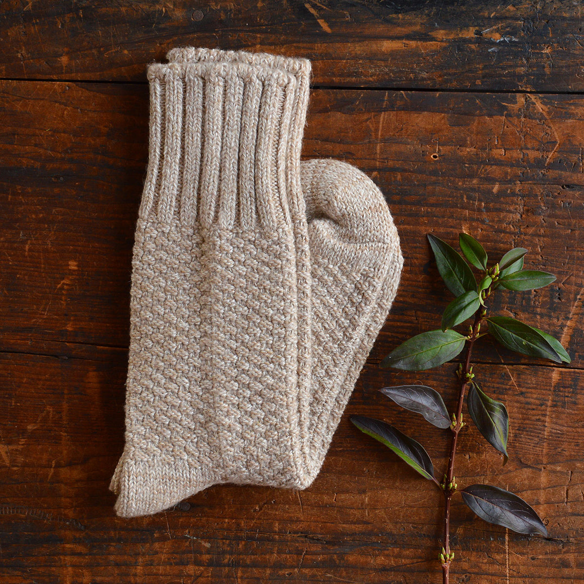 Boot Socks -  Recycled Wool/Cotton (Adults)