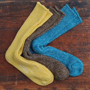 Boston Ribbed Socks - Hemp/Cotton (Adults)