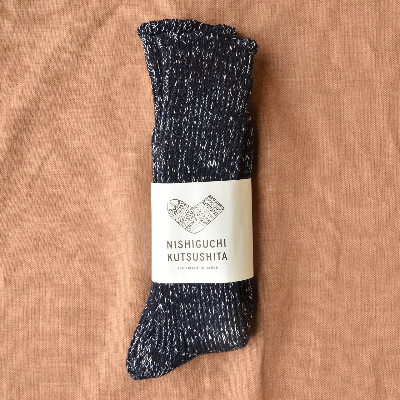 Hemp and Cotton Socks by Nishiguchi Kutsushita, Japan from Woollykins