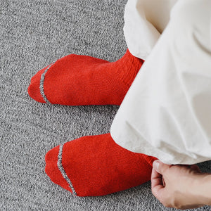 Boston Ribbed Crew Socks - Silk/Cotton (Adults)