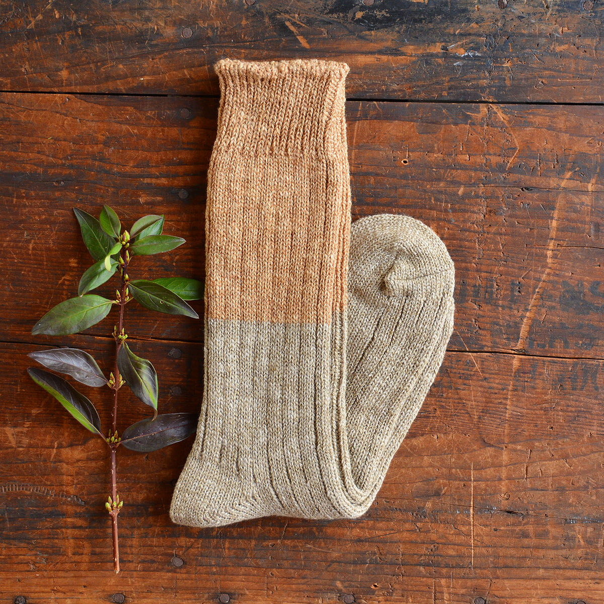 Boston Slab Socks -  Wool/Cotton (Adults)
