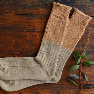 Boston Slab Socks -  Wool/Cotton (Adults)