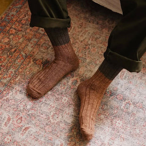 Boston Slab Socks -  Wool/Cotton (Adults)