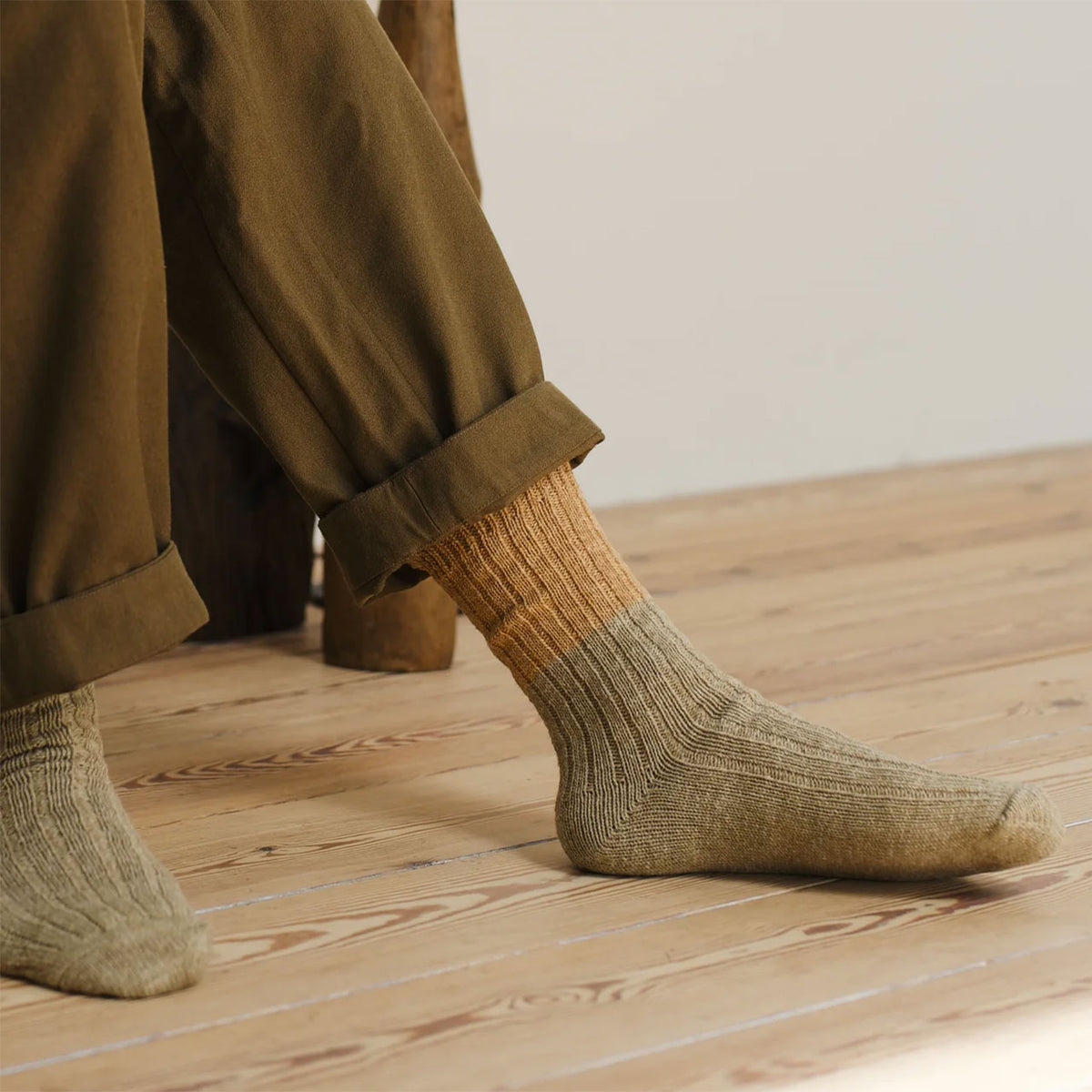 Boston Slab Socks -  Wool/Cotton (Adults)