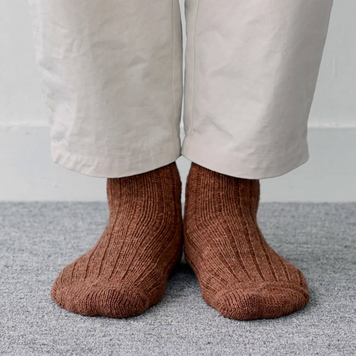 Boston Slab Socks -  Wool/Cotton (Adults)