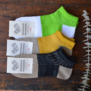 Boston Linen Cotton Anklet Socks