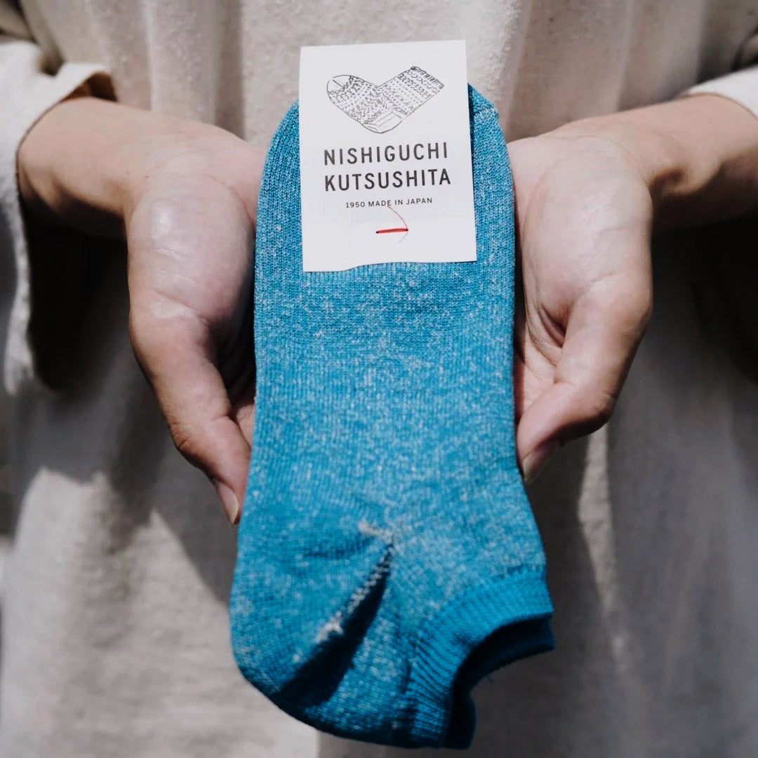 Anklet Socks - Linen Cotton Pile