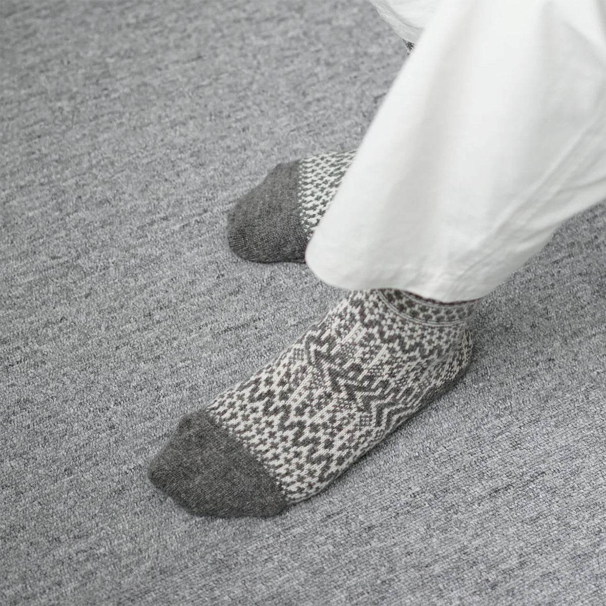 Oslo Jacquard Wool Socks (Adults)