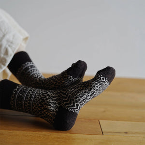 Oslo Jacquard Wool Socks (Adults)