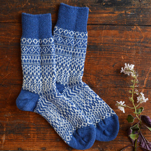 Oslo Jacquard Wool Socks (Adults)
