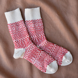 Oslo Jacquard Wool Socks (Adults)