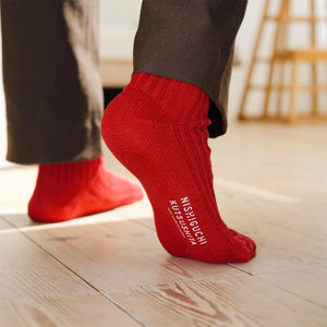 Praha Ribbed Socks - Linen (Adults)