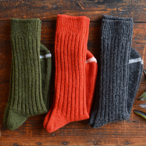 Praha Wool Ribbed Socks (Adults)