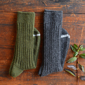 Praha Wool Ribbed Socks (Adults)