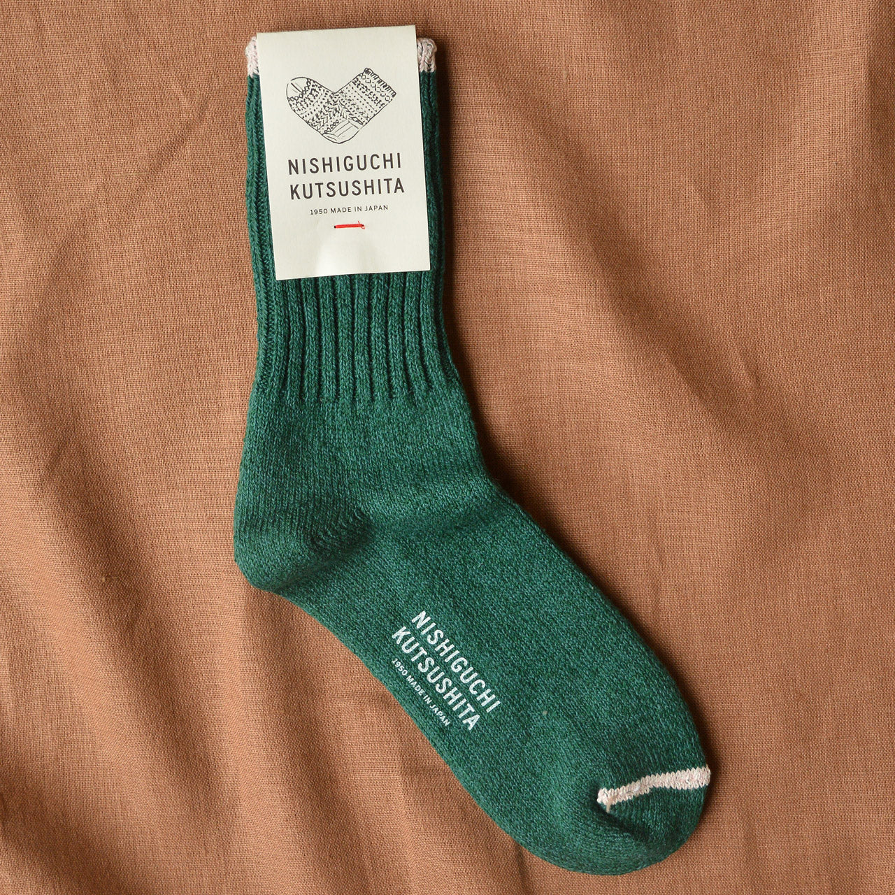 Boston Ribbed Crew Socks - Silk/Cotton (Adults) *Returning Spring