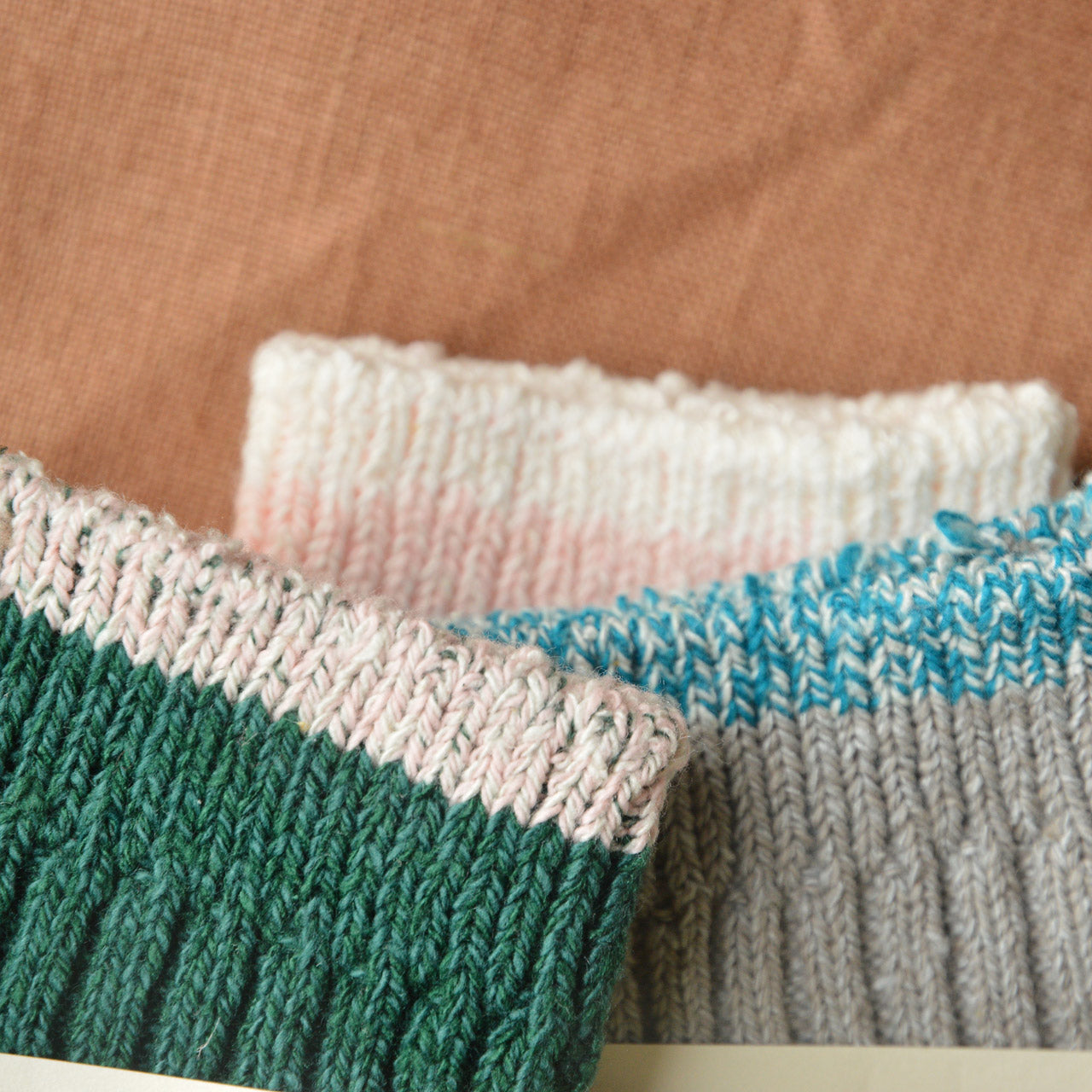 Boston Ribbed Crew Socks - Silk/Cotton (Adults)