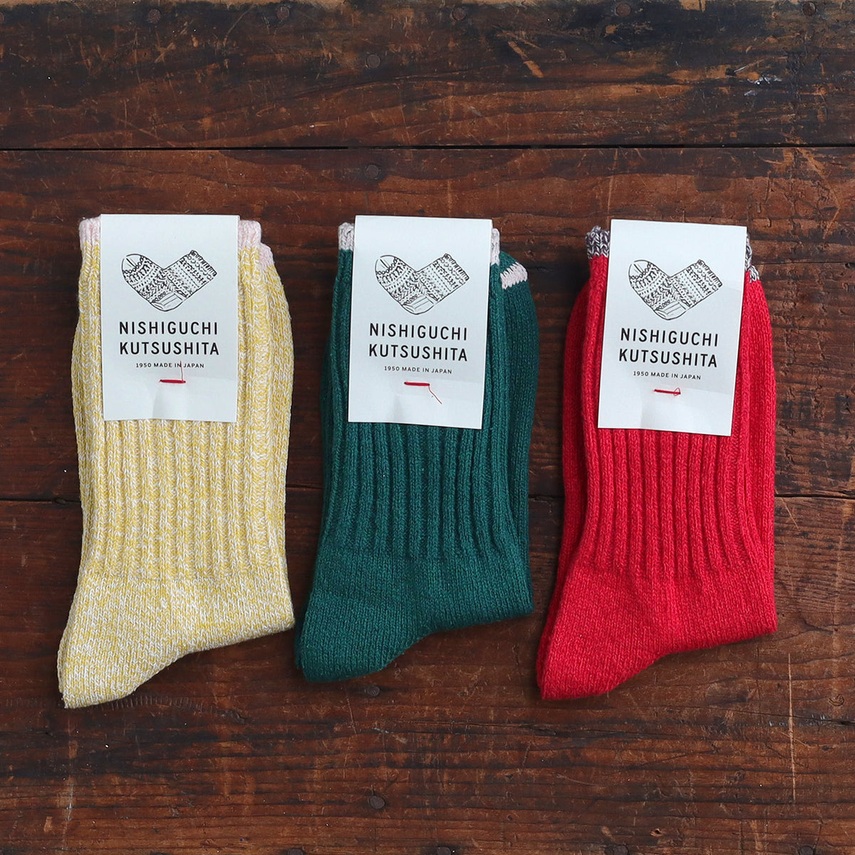 Boston Ribbed Crew Socks - Silk/Cotton (Adults)