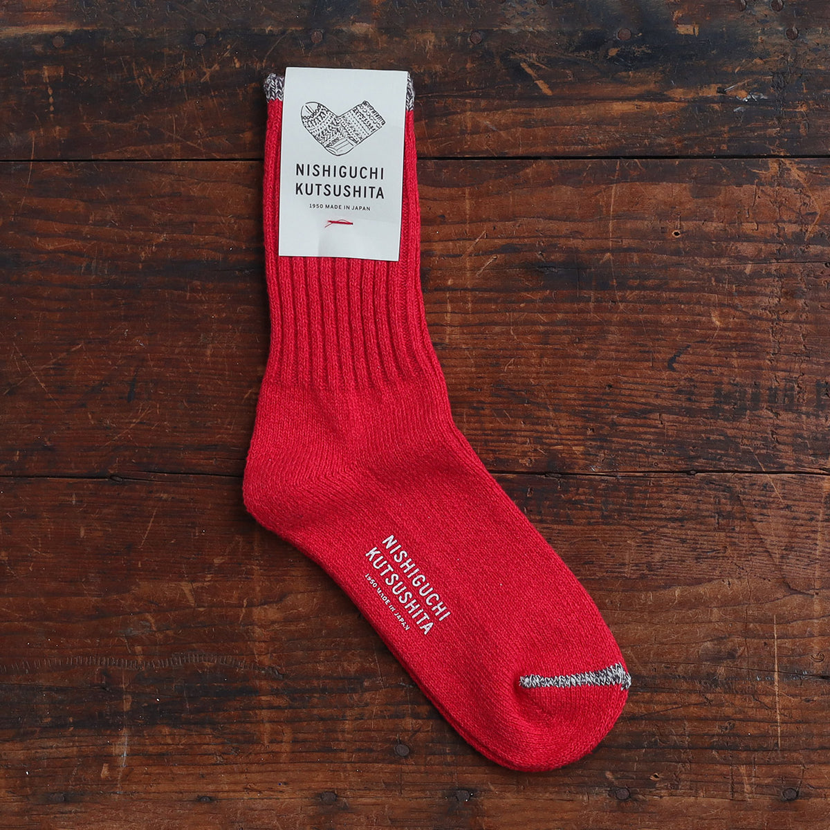 Boston Ribbed Crew Socks - Silk/Cotton (Adults)