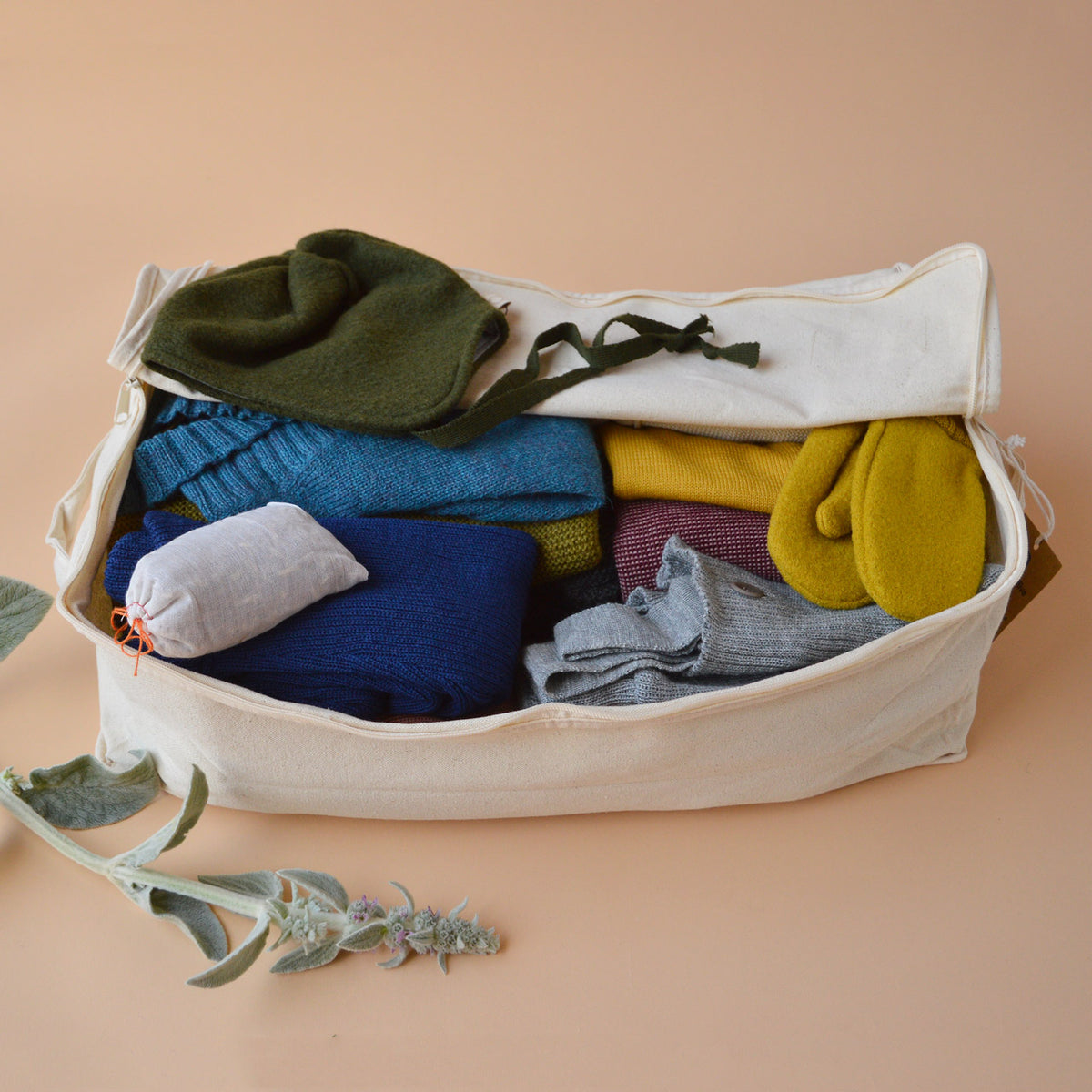 Organic Cotton Knitwear Storage Cube (S, M, L)