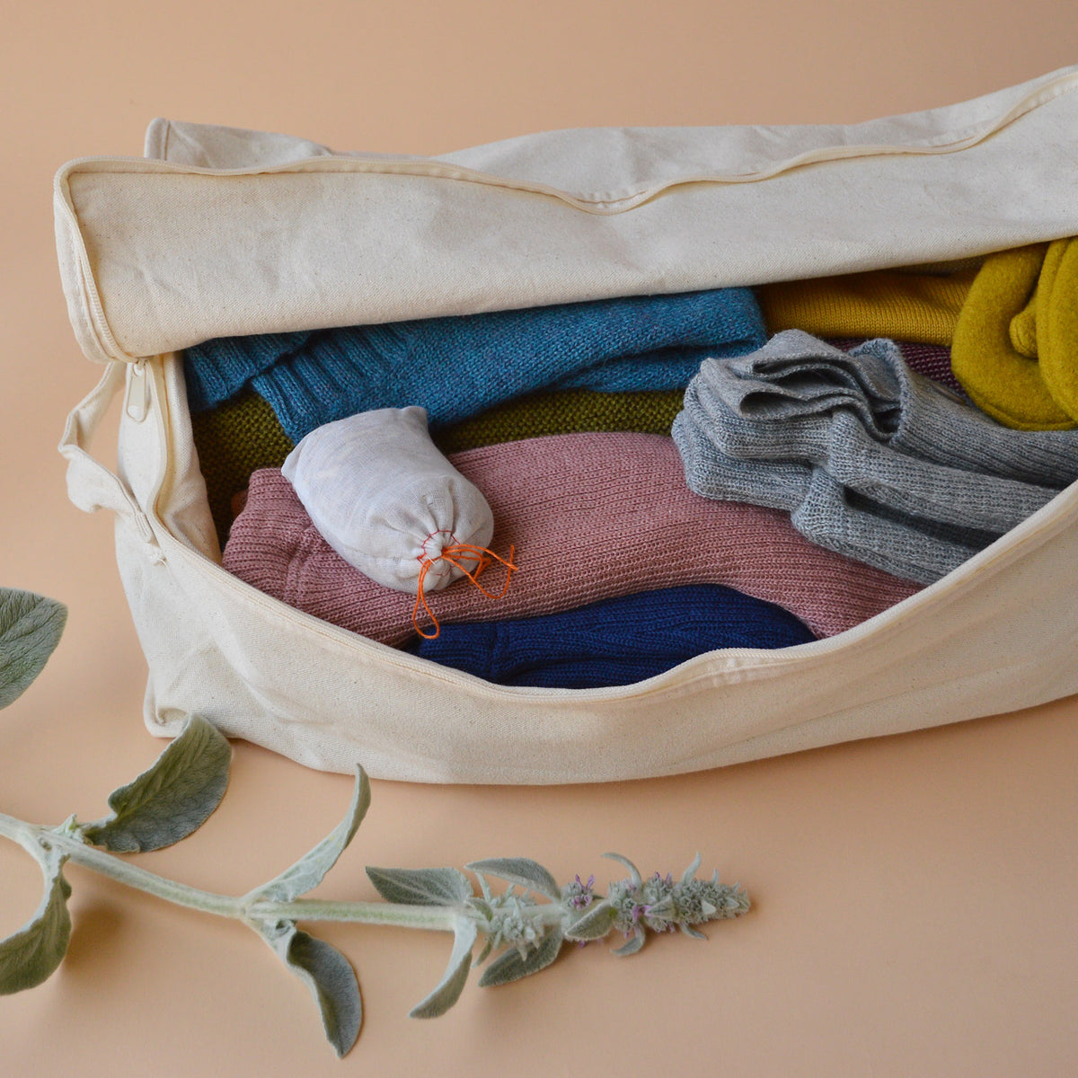 Organic Cotton Knitwear Storage Cube (S, M, L)