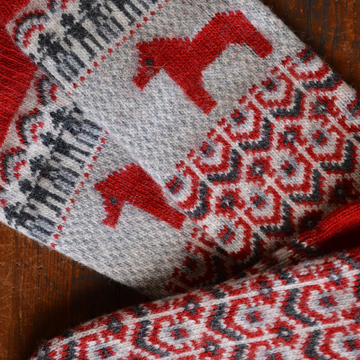 Long Woollen Rag Socks - Recycled Lambswool - Darlana (Adults 38-41)