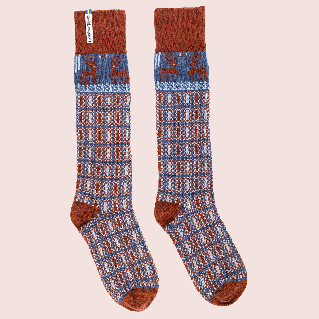 Long Woollen Rag Socks - Recycled Lambswool - Scania (Adults 34-41) *Coming soon