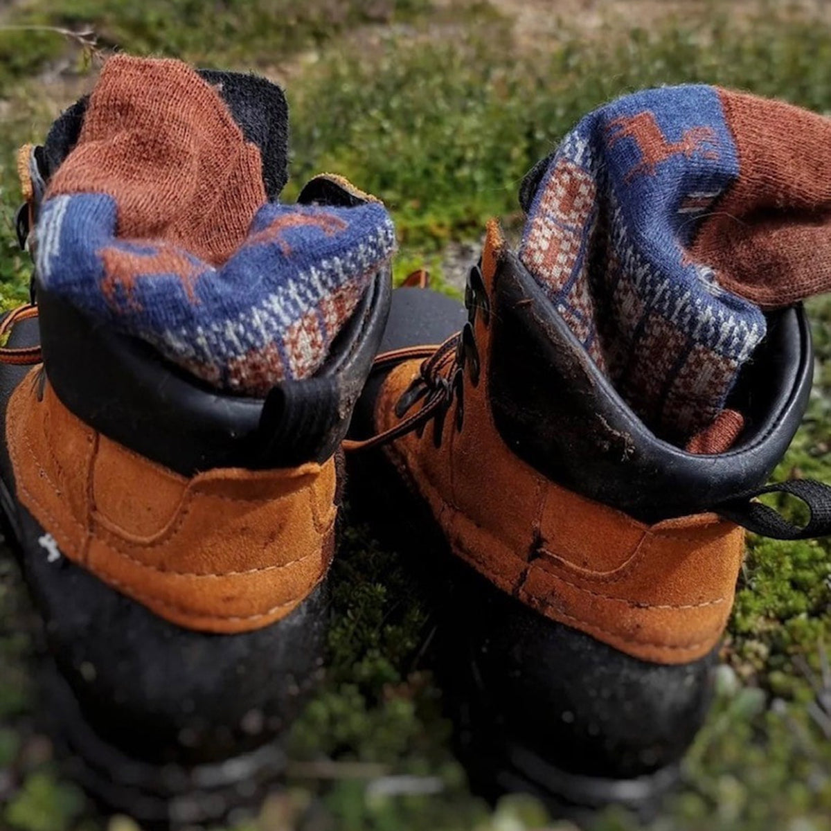 Long Woollen Rag Socks - Recycled Lambswool - Scania (Adults 34-41) *Coming soon