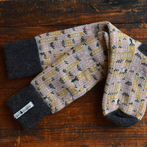 Long Woollen Rag Socks - Recycled Lambswool - Gamla Stan (Adults 38-41)