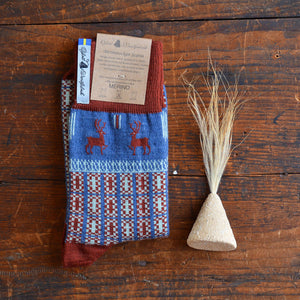 Jacquard Knit Socks - Merino Wool - Scania (Adults 38-45)