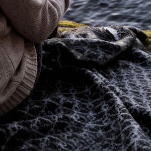 Jacquard Woven Throw - 100% Wool - Ekshärad (200x130cm)