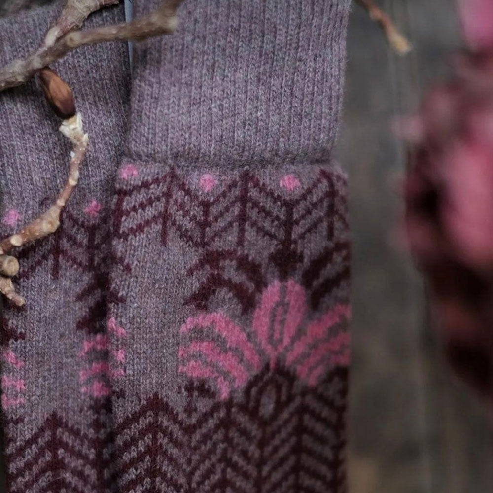 Long Woollen Rag Socks - Recycled Lambswool - Fager (Adults 38-41)