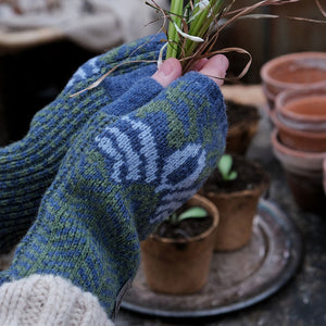 Jacquard Knit Hand Warmers - 100% Merino - Fager (Adults)
