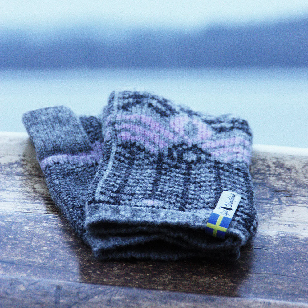 Jacquard Knit Hand Warmers - 100% Merino - Fager (Adults)